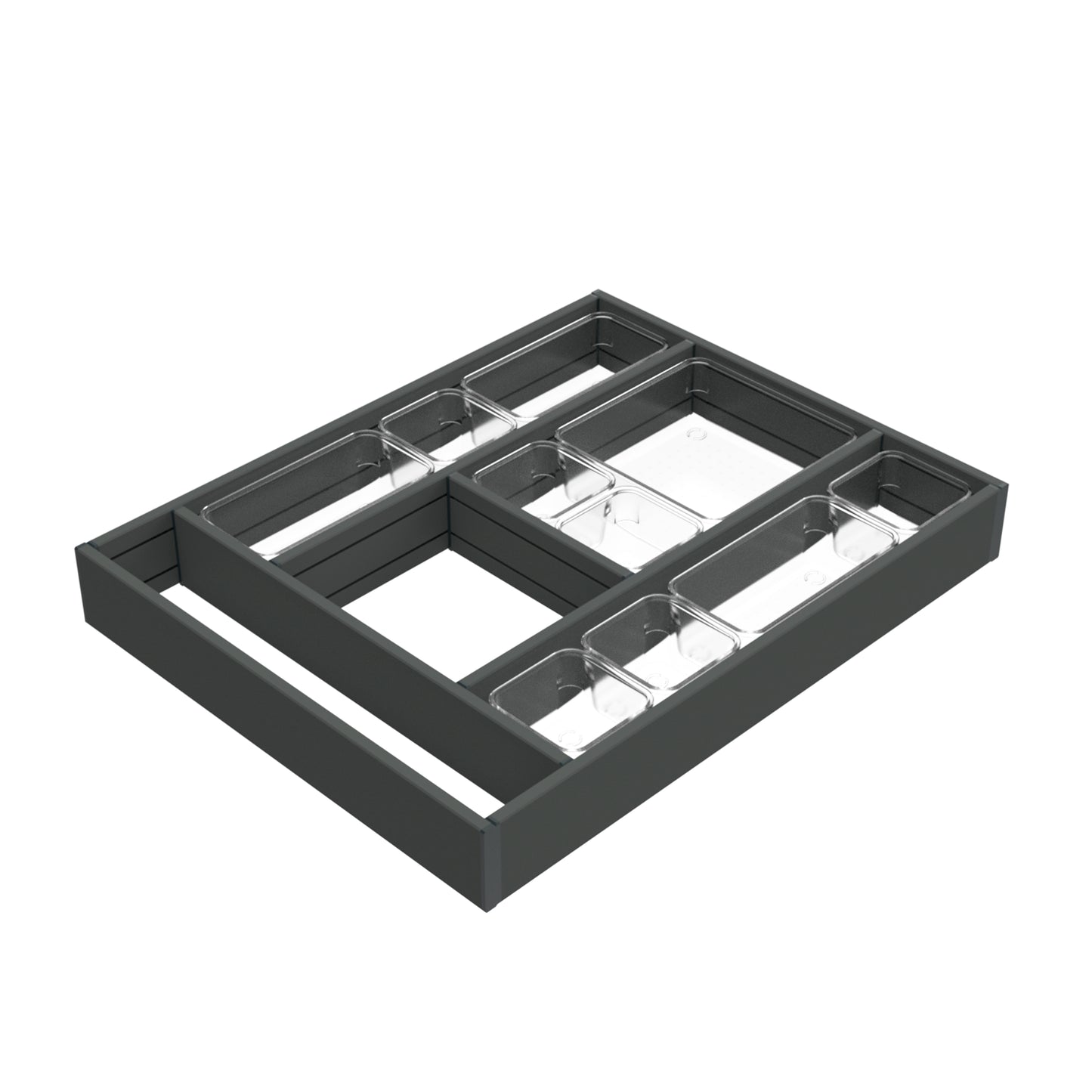 Organizzatore per cassetti Alumount 450x500