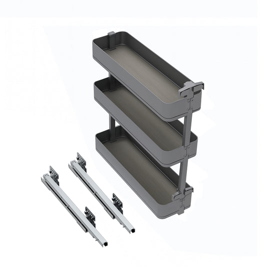Portabottiglie laterale estraibile Harmony con chiusura soft