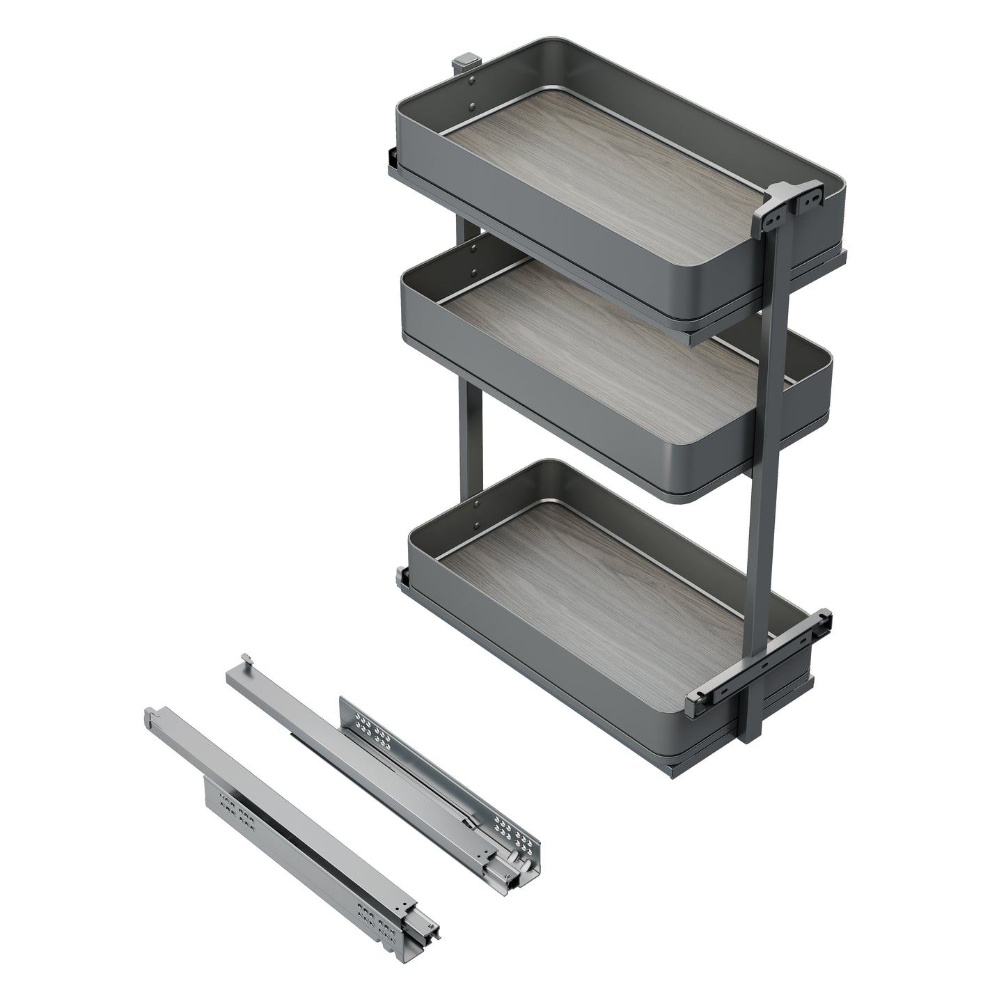 Carrello estraibile Harmony con chiusura soft