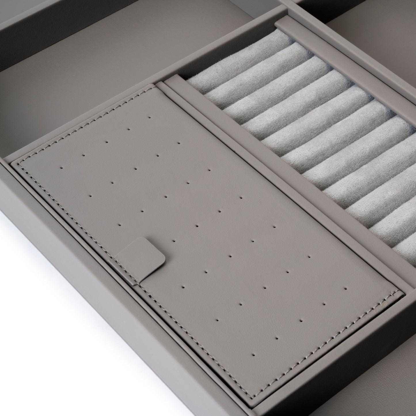 Kit cassetto organizzatore e telaio regolabile Quartz per armadi, chiusura ammortizzata e estrazione totale