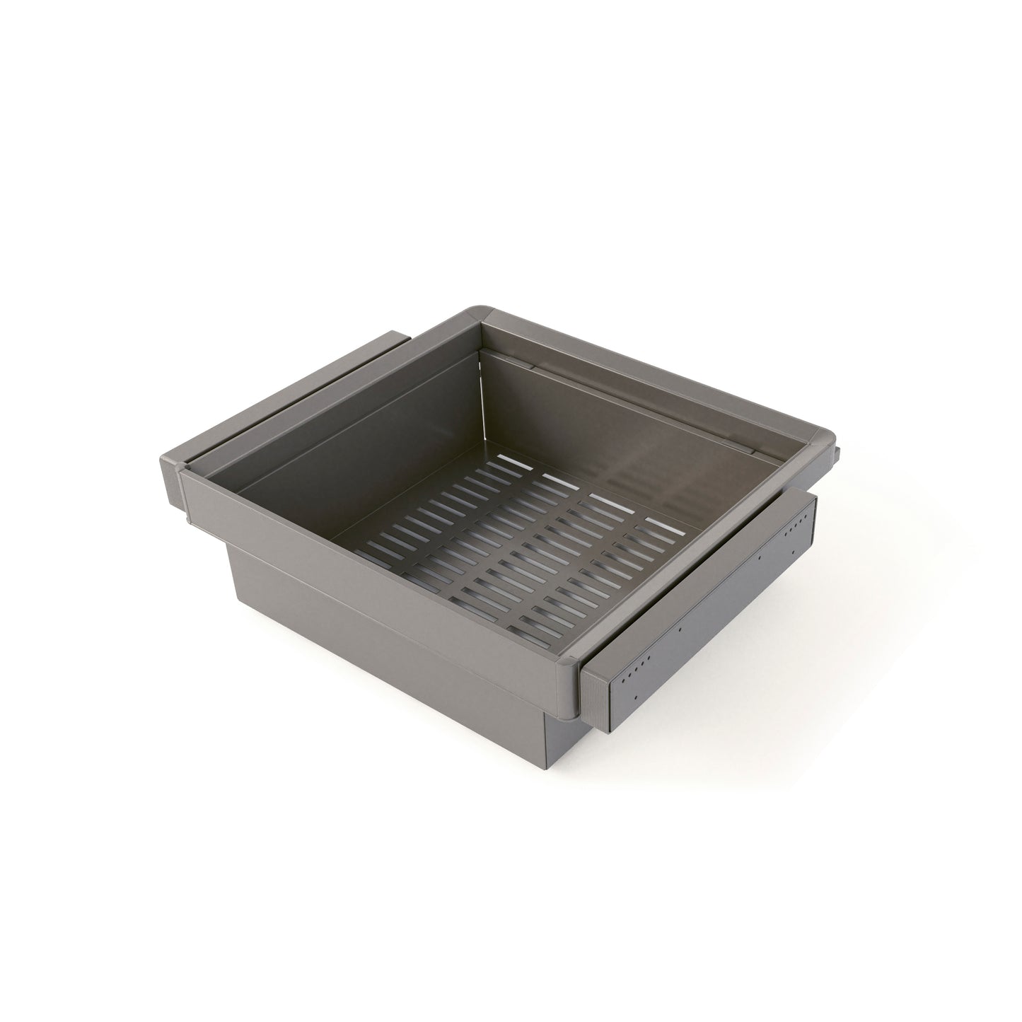 Kit cassetto metallico e telaio regolabile Quartz per armadi, chiusura ammortizzata e estrazione totale