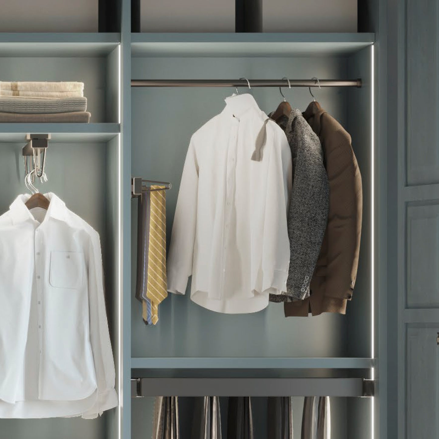 Kit tubo per armadio rotondo 28