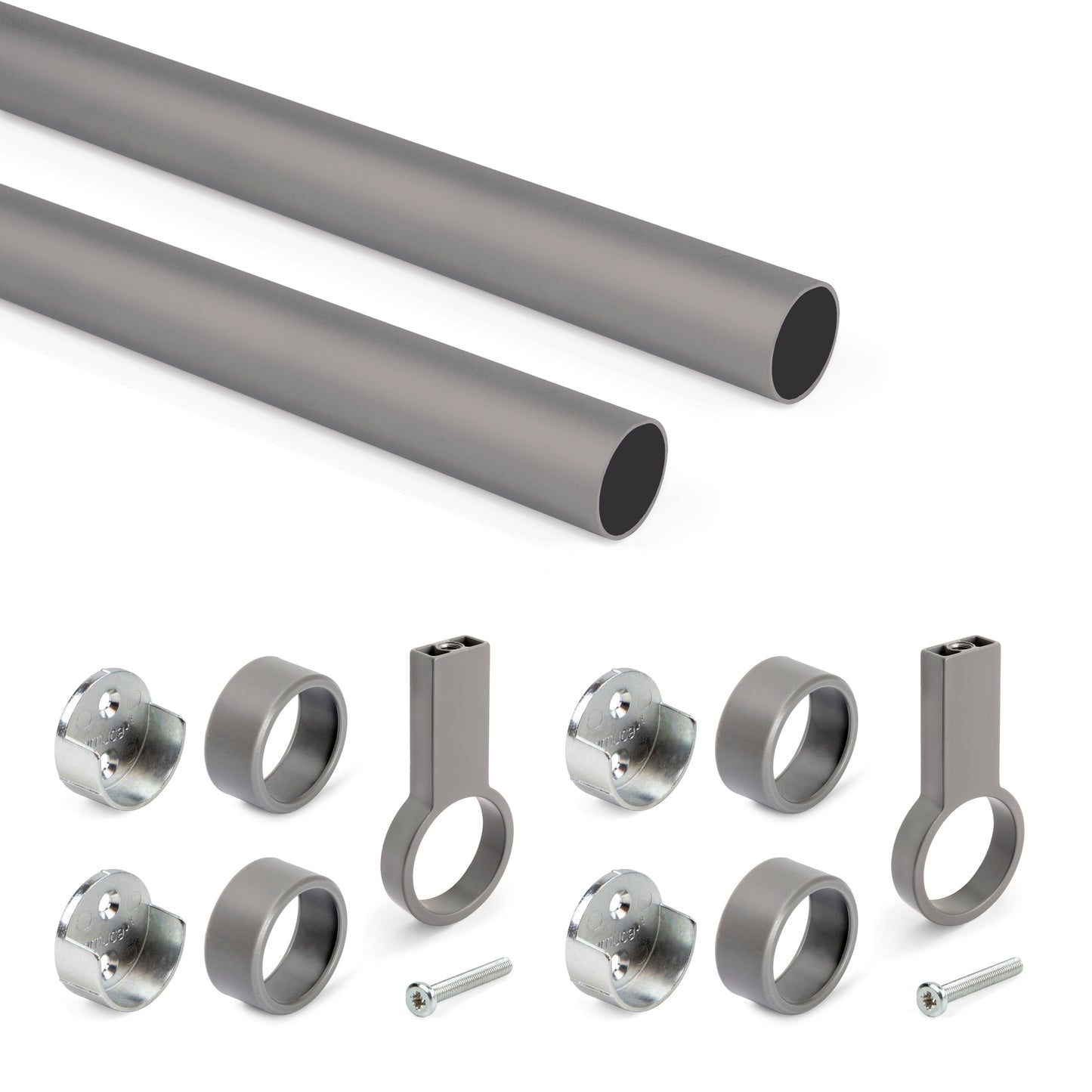 Kit tubo per armadio rotondo 28