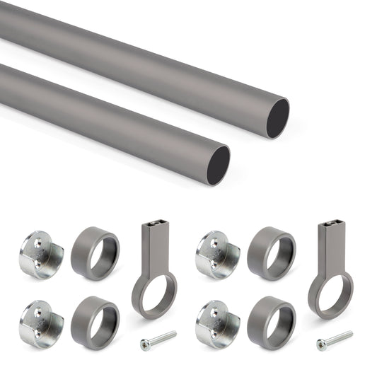 Kit tubo per armadio rotondo 28