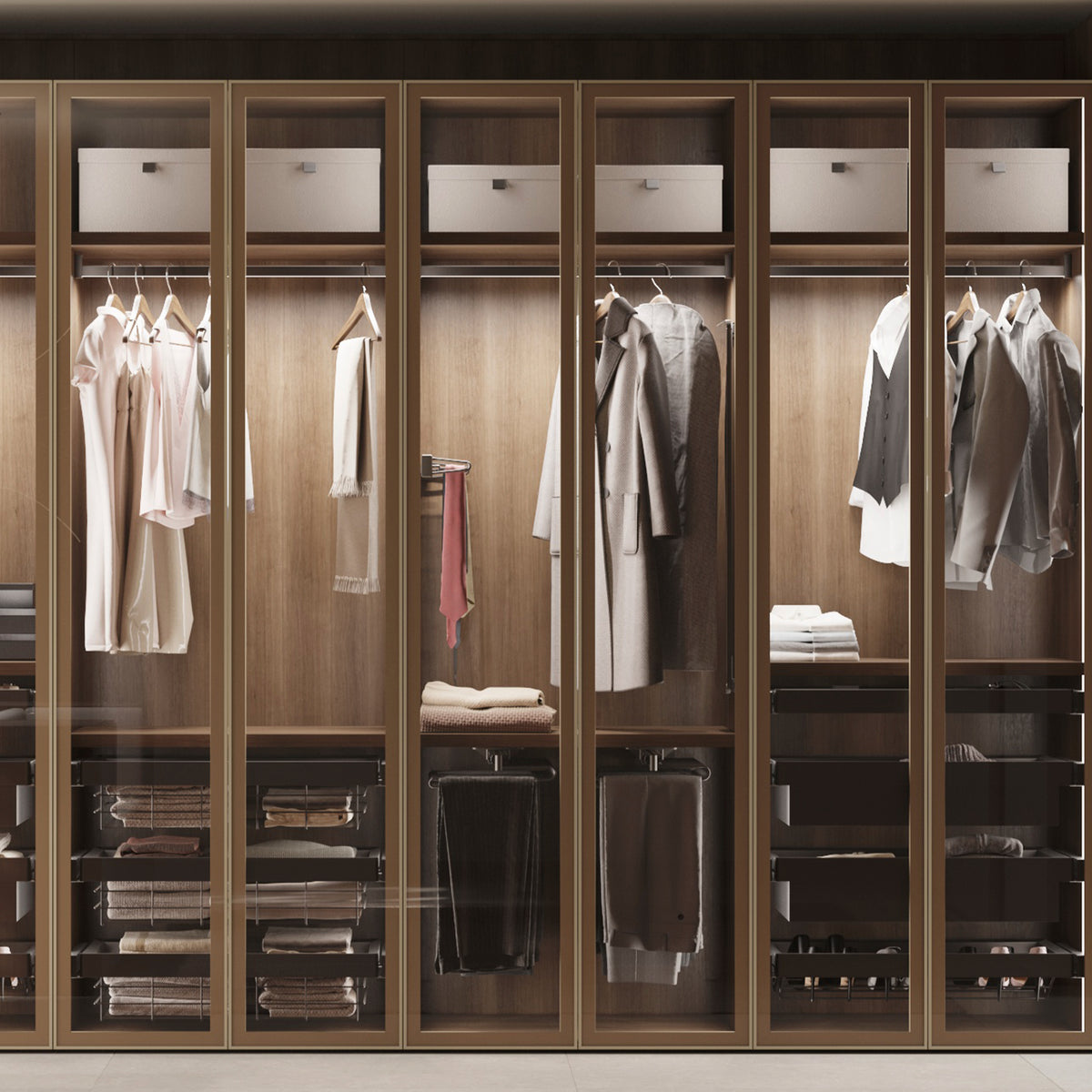 Kit tubo per armadio Luxe