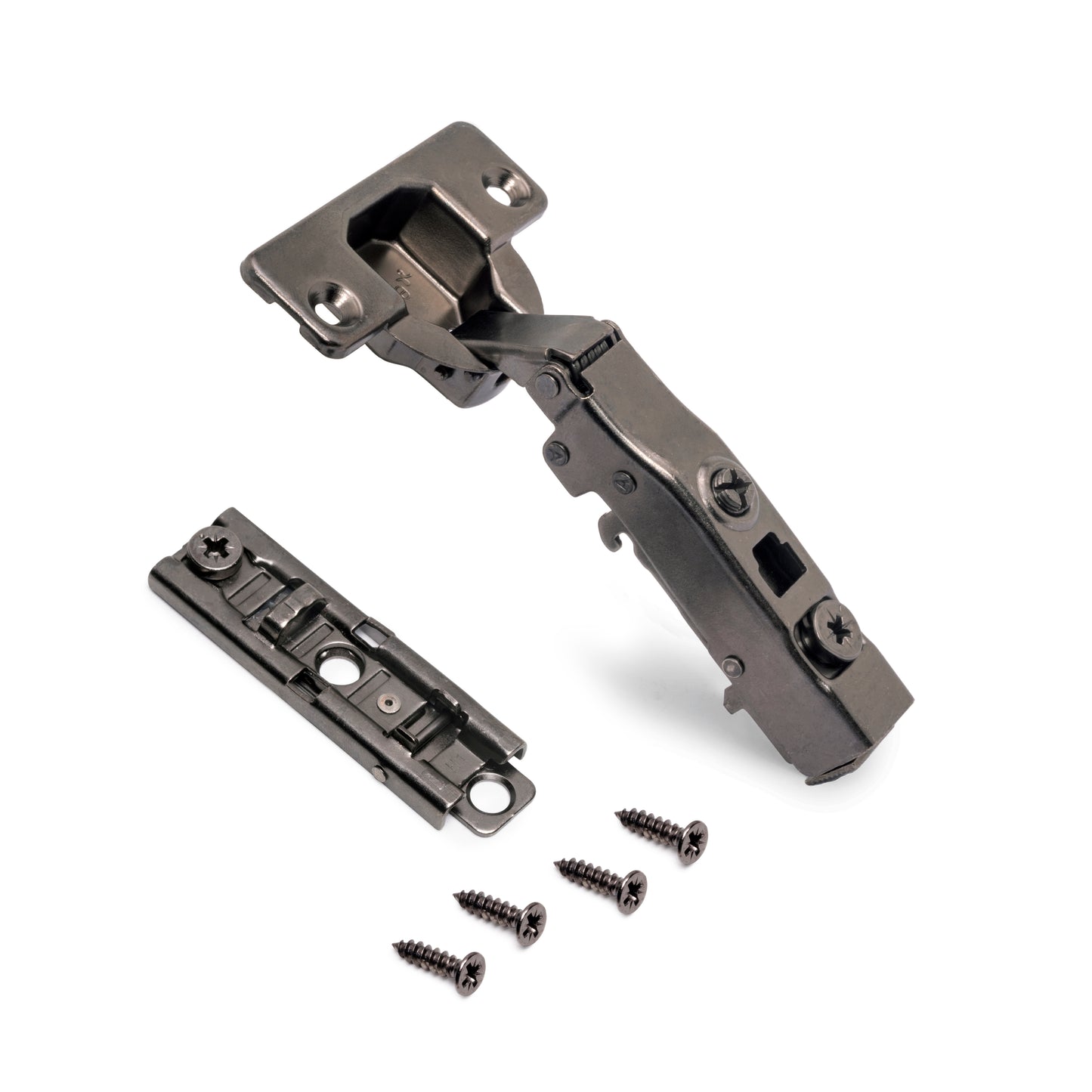 Kit cerniera collo dritto X91 con chiusura ammortizzata e basetta dritto