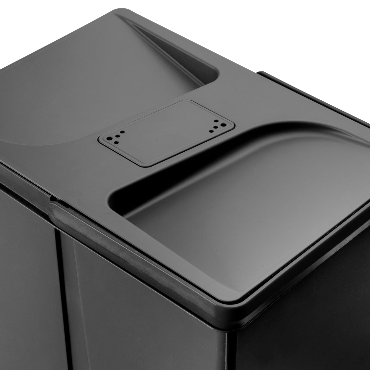 Pattumiere per cassetti da cucina Recycle con coperchio anti-odore, Altezza 266
