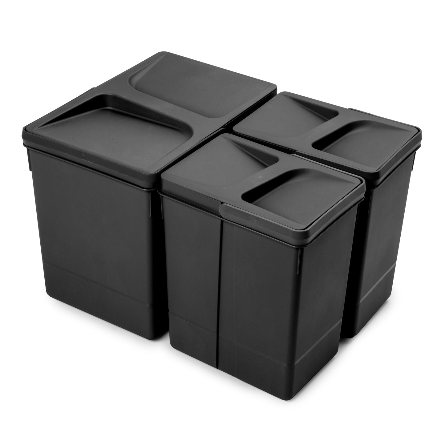 Pattumiere per cassetti da cucina Recycle, Altezza 266