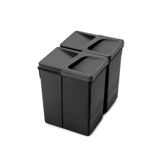 Pattumiere per cassetti da cucina Recycle, Altezza 266