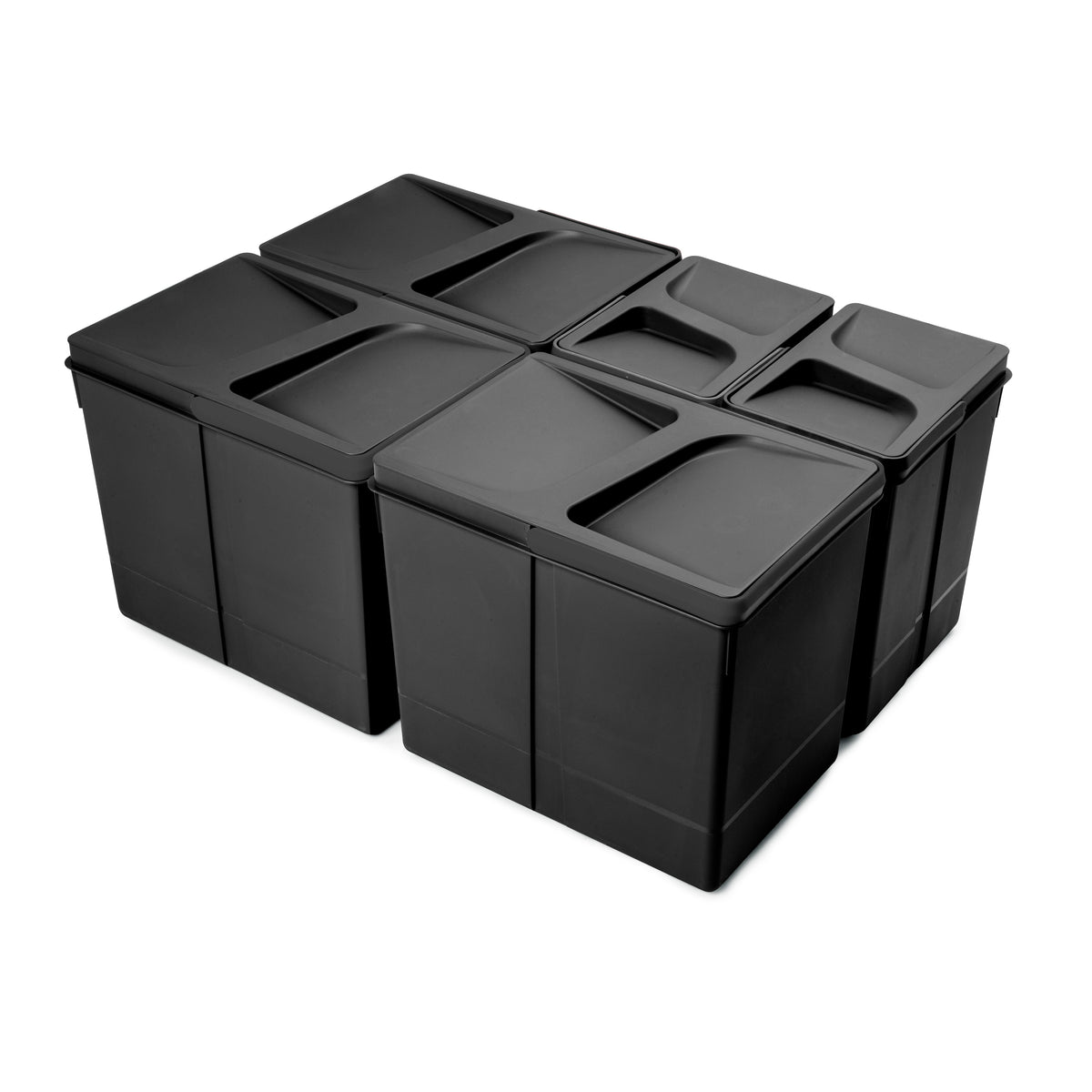 Pattumiere per cassetti da cucina Recycle, Altezza 266