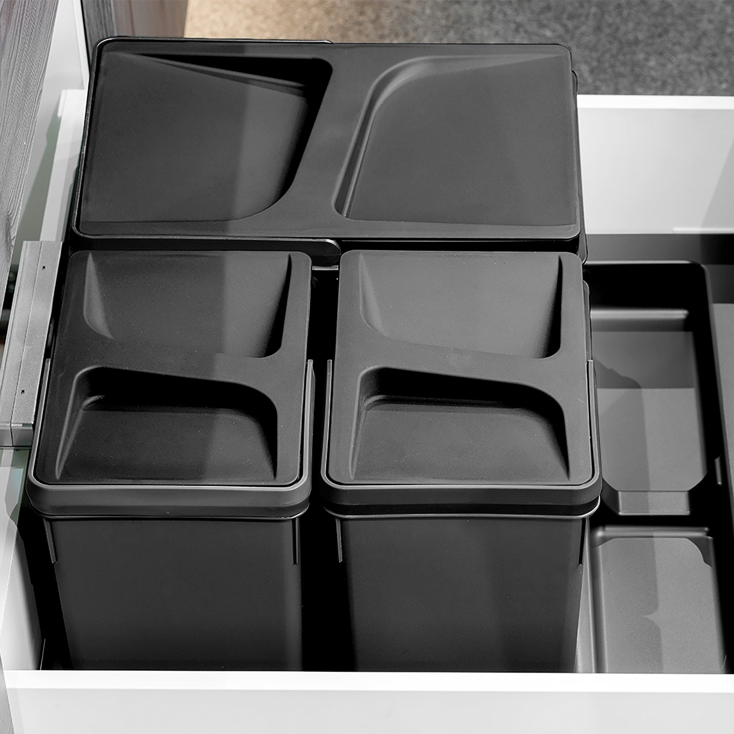 Base Recycle per pattumiere per cassetti da cucina