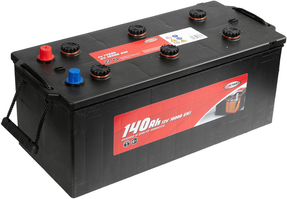 START Batteria Autocarro 140Ah 12V 900A specifica per polo positivo Originale