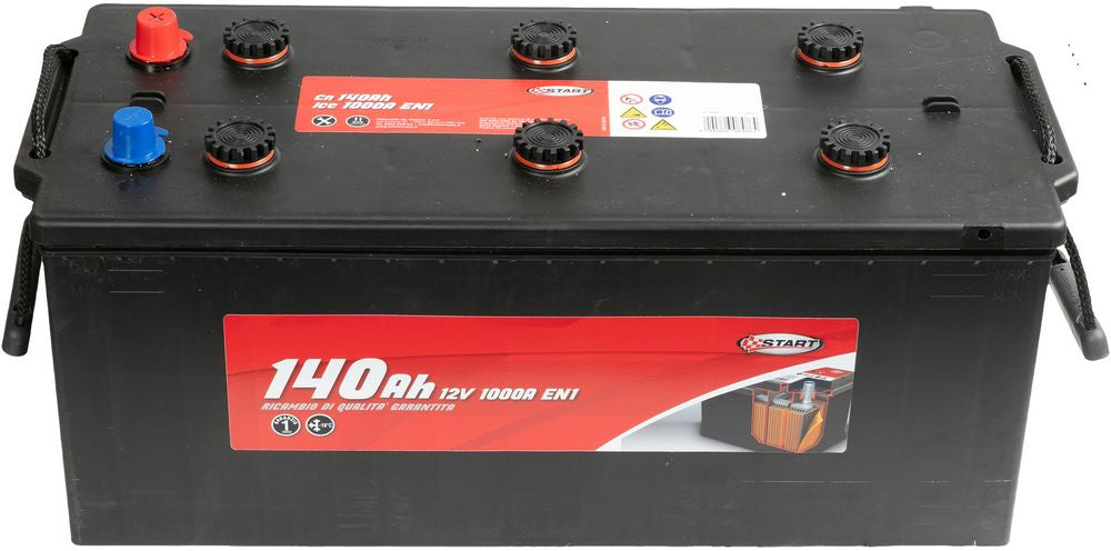 START Batteria Autocarro 140Ah 12V 900A specifica per polo positivo Originale