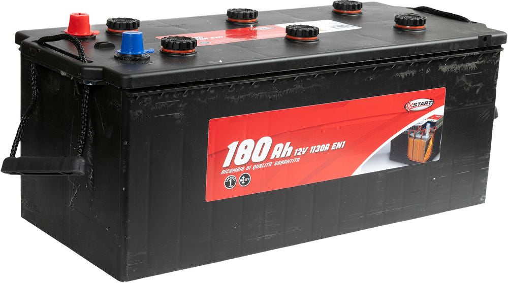 START Batteria per autocarro e trattori 180Ah 12V 1000A polo positivo sinistro