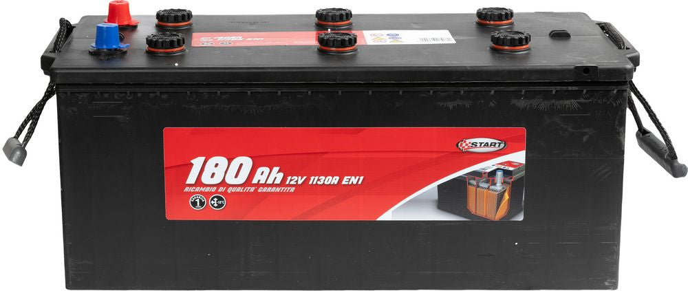 START Batteria per autocarro e trattori 180Ah 12V 1000A polo positivo sinistro