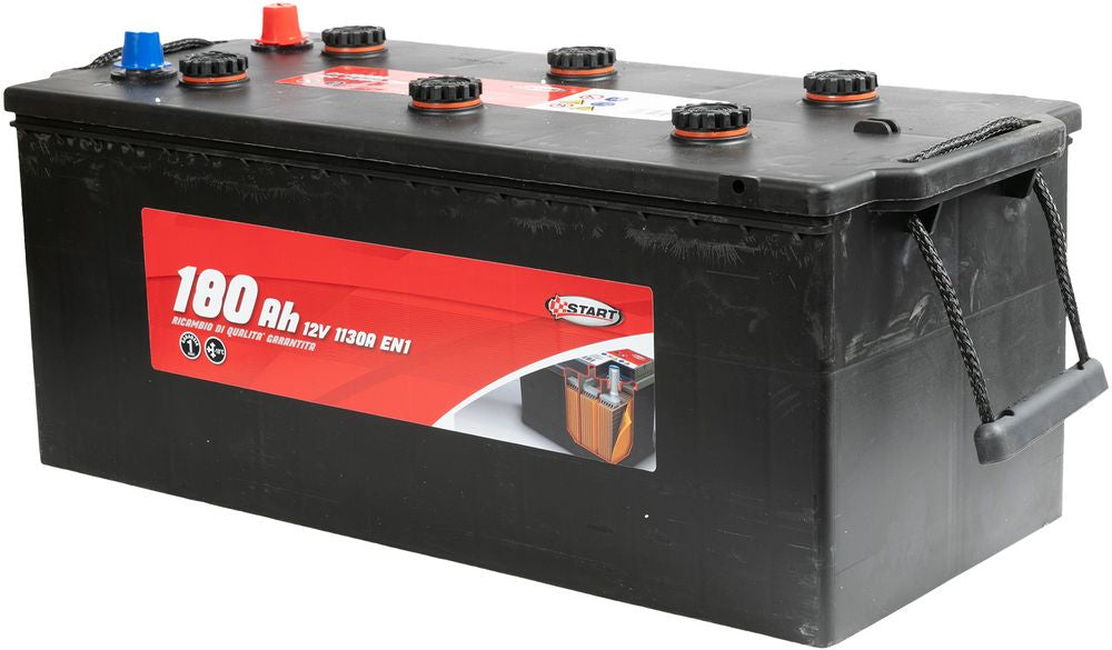 START Batteria per autocarro e trattori 180Ah 12V 1000A polo positivo sinistro