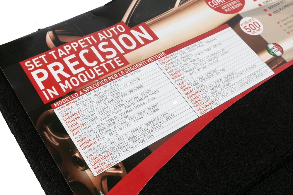 START Set Completo Tappeti Auto Precision A 500 GR/MQ Universale