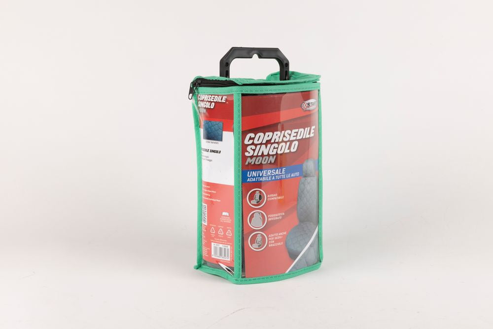 Moon Coprisedile Singolo anteriore auto universale grigio