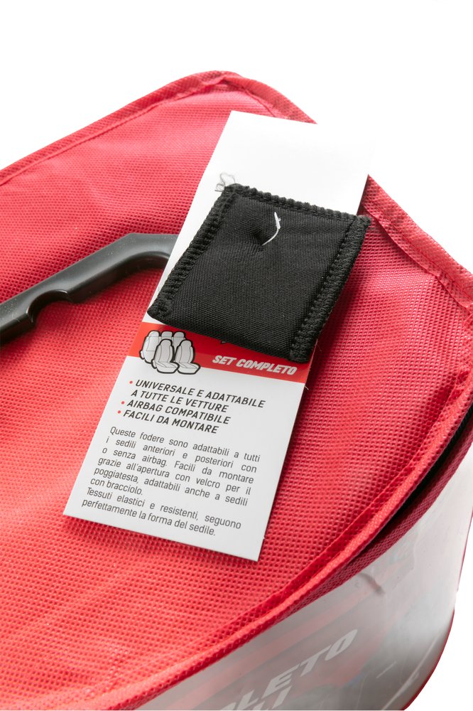 START Set Completo Coprisedili Carrera Universale nero-grigio Originale