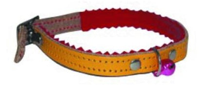 PET COLLARE GATTI CUOIO FELP. S/BORCHIECM.30 MM.12 ART.25-1