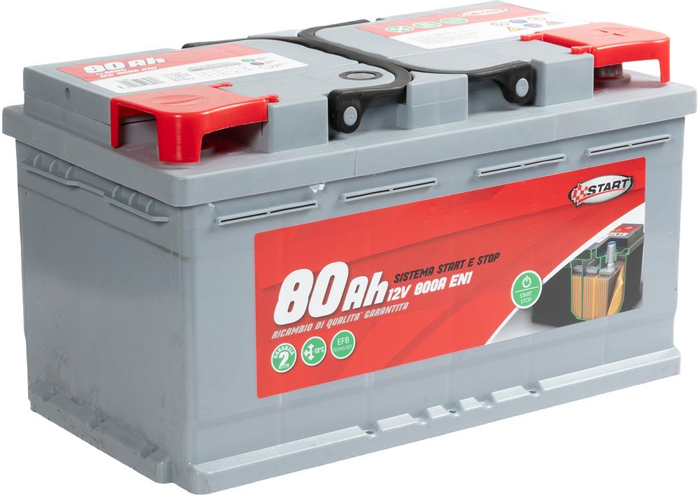 Batteria Stop&Start 80AH 12V 720A (EN1) sigillata polo destro Cassetta L3
