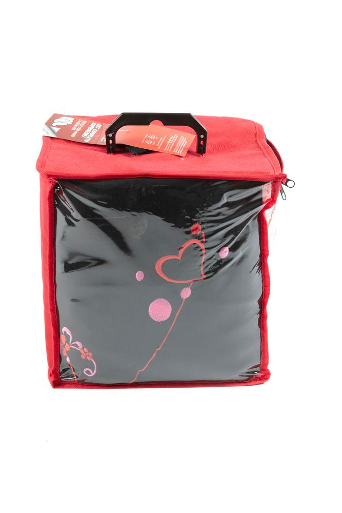 START Set Completo Coprisedili Glamour Universale nero- rosso Originale