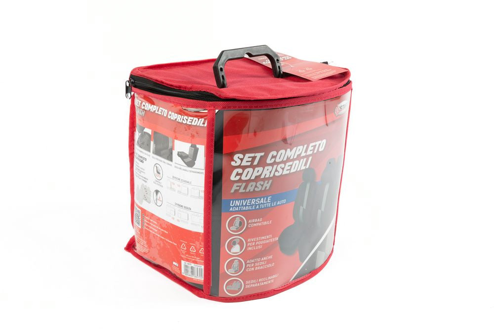 START Set Completo Coprisedili Flash Universale nero-grigio Originale Resistente