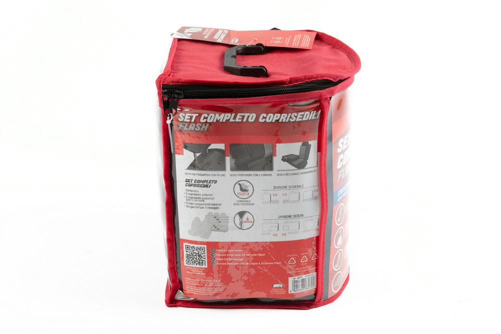 START Set Completo Coprisedili Flash Universale nero-grigio Originale Resistente