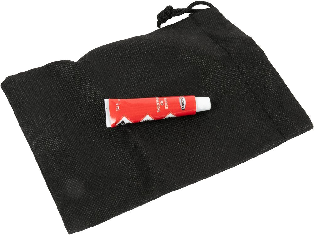 Kit ripara gomme 7 pz. adatto a tutti gli pneumatici tubeless per auto, moto, scooter