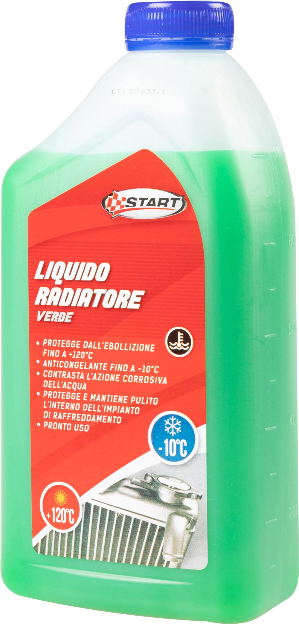 START Liquido radiatore verde 1L antigelo -10?C per motori auto, protegge