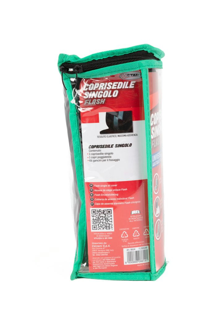START Coprisedile Singolo Anteriore Flash Universale grigio Accessorio Originale