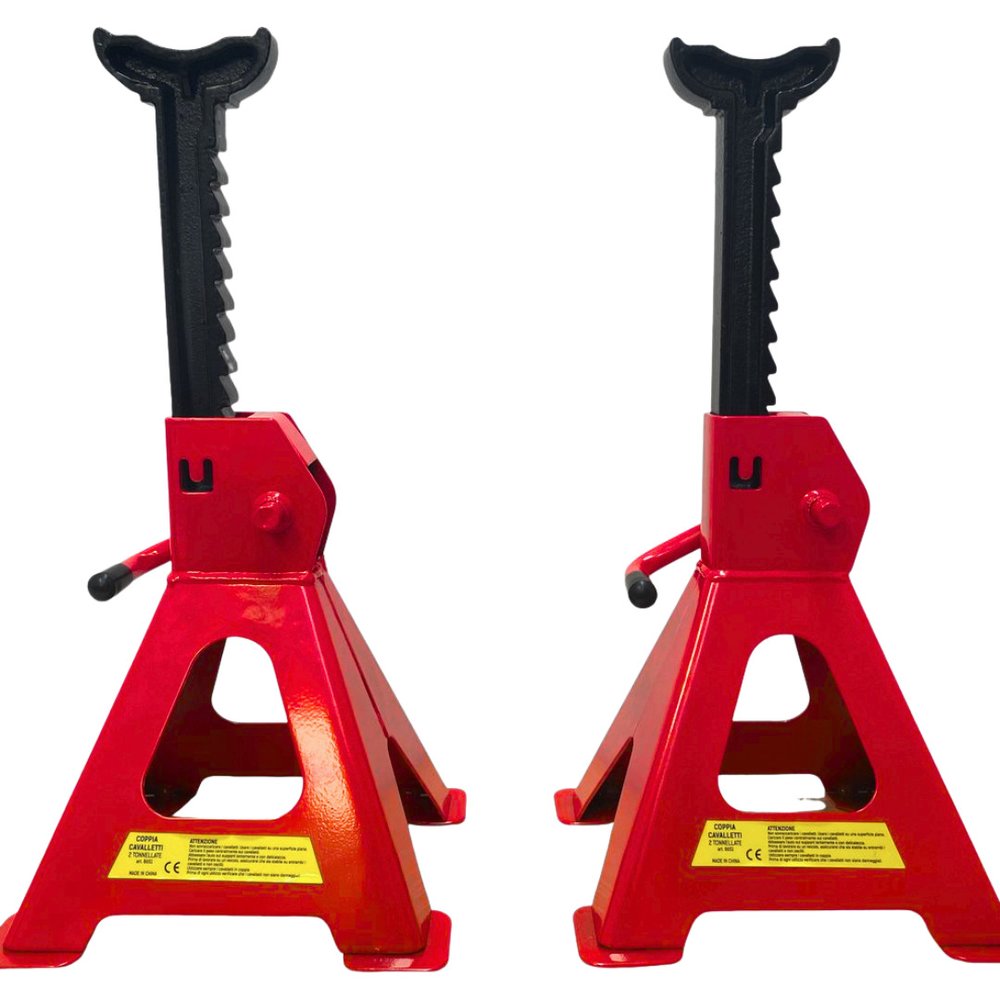 START Coppia di Cavalletti da Officina 2 Tonnellate per Manutenzione Auto ?
