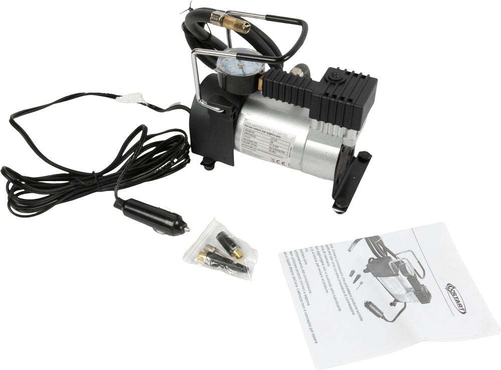 START Mini compressore 12V 150 PSI per auto con manometro integrato Originale
