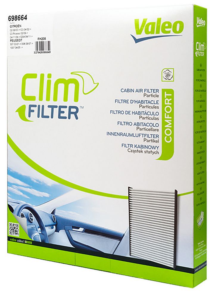 Clim Filter Comfort filtro abitacolo auto particellare Citroen/Peugeot