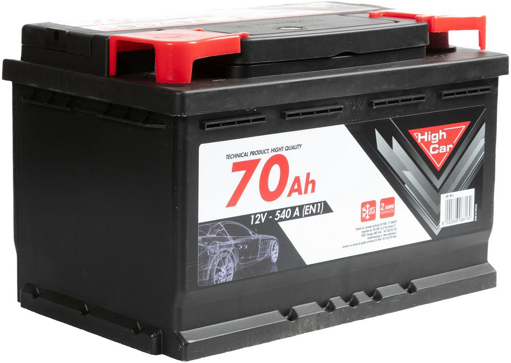 Batteria Auto da 70AH 540A 12V polo positivo destro cassetta L3B