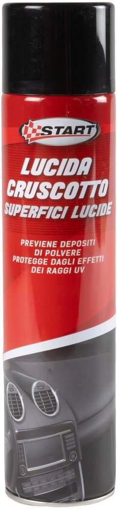 START Spray Detergente Lucida Cruscotto 600 ml per auto effeto lucido