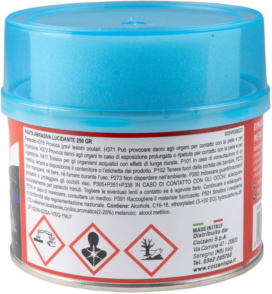 Pasta abrasiva autolucidante 250 ML antigraffio