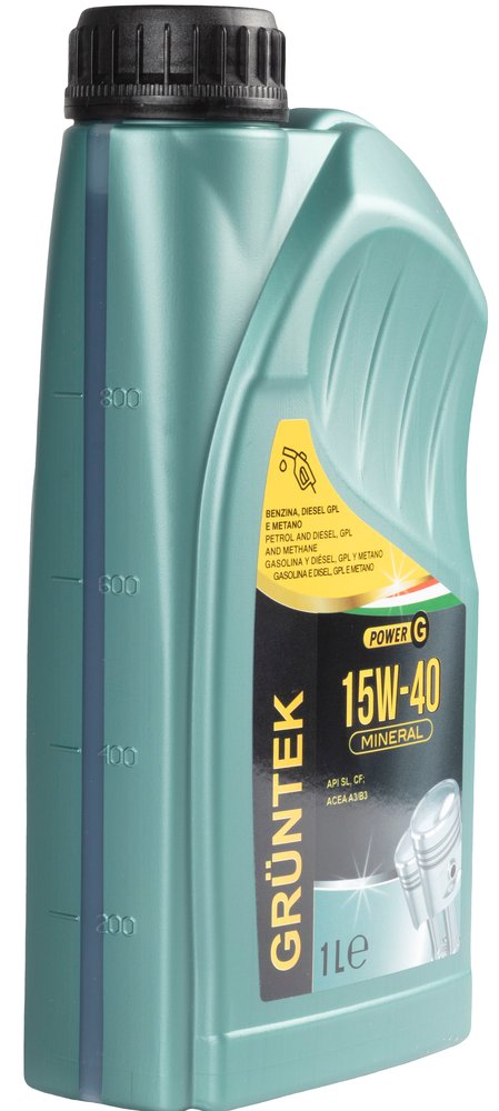 GRUNTEK Nuovo lubrificante 15W-40 capacit? di 1 L per autovetture e veicoli