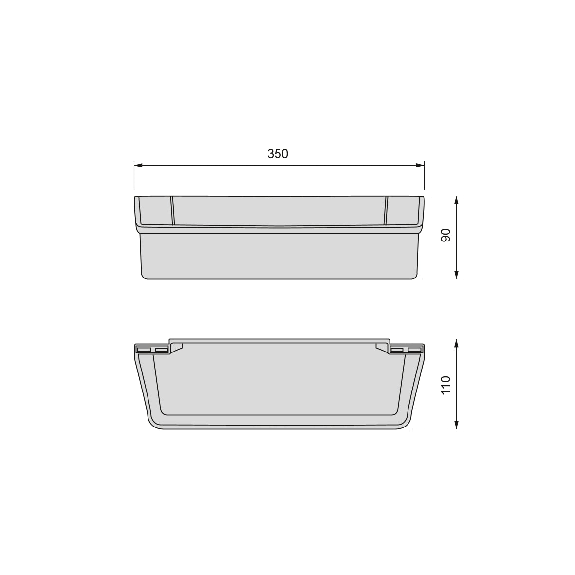 Set vaschette ausiliare