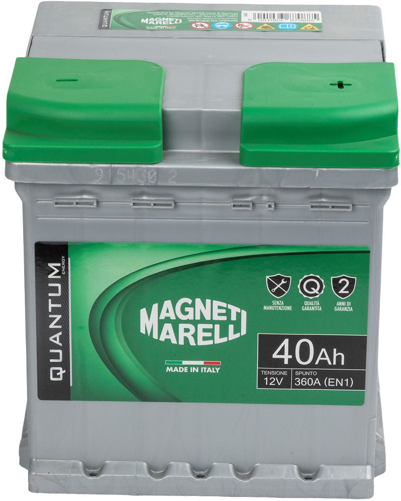 Magneti Marelli Batteria per auto 40AH 12V 330A EN1 per cassetta L0