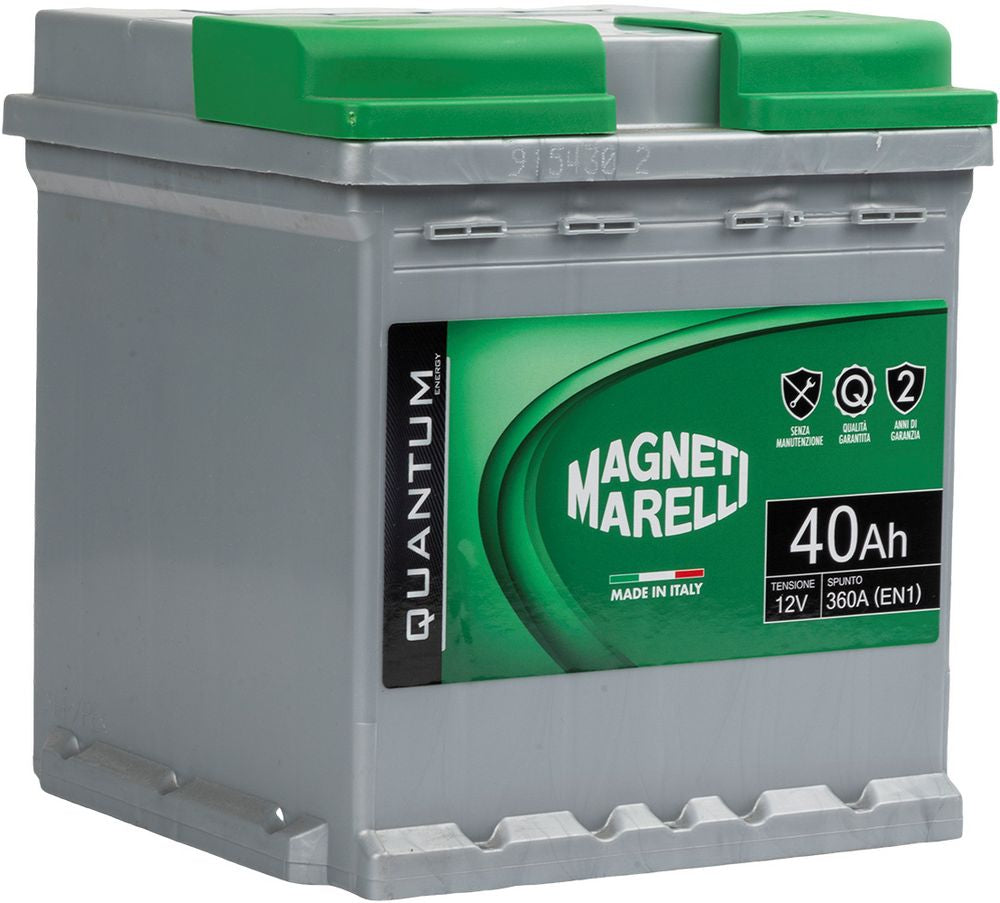 Magneti Marelli Batteria per auto 40AH 12V 330A EN1 per cassetta L0