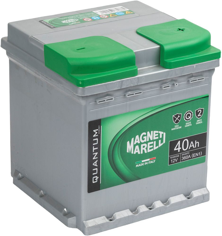 Magneti Marelli Batteria per auto 40AH 12V 330A EN1 per cassetta L0