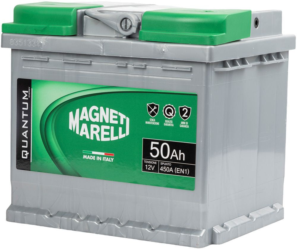 Magneti Marelli Batteria per auto 50AH 12V 450A EN1 per cassetta L1B