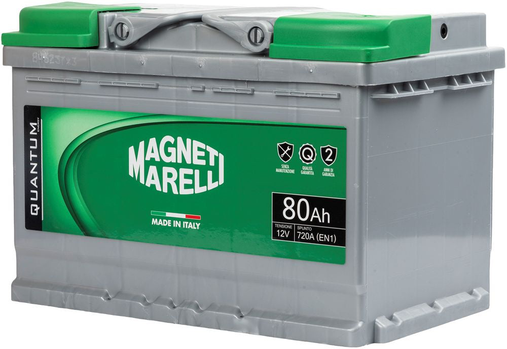 Magneti Marelli Batteria per auto 80AH 12V 720A EN1 per cassetta L3B