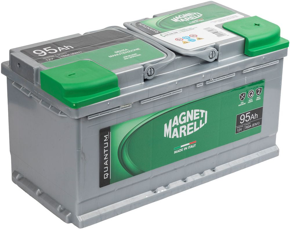 QUANTUM ENERGY Magneti Marelli Batteria per auto 95AH 12V 760A EN1 per cassetta