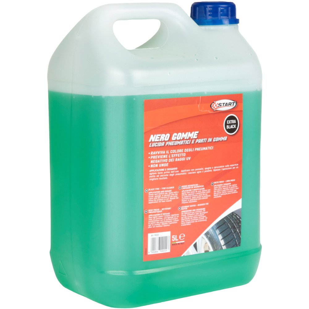 START Rinnova Gomme 5L per auto, protegge e ravviva i pneumatici facilmente