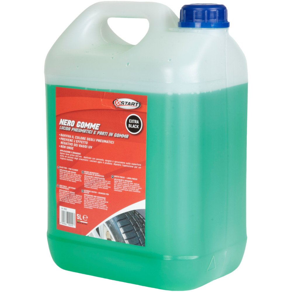 START Rinnova Gomme 5L per auto, protegge e ravviva i pneumatici facilmente