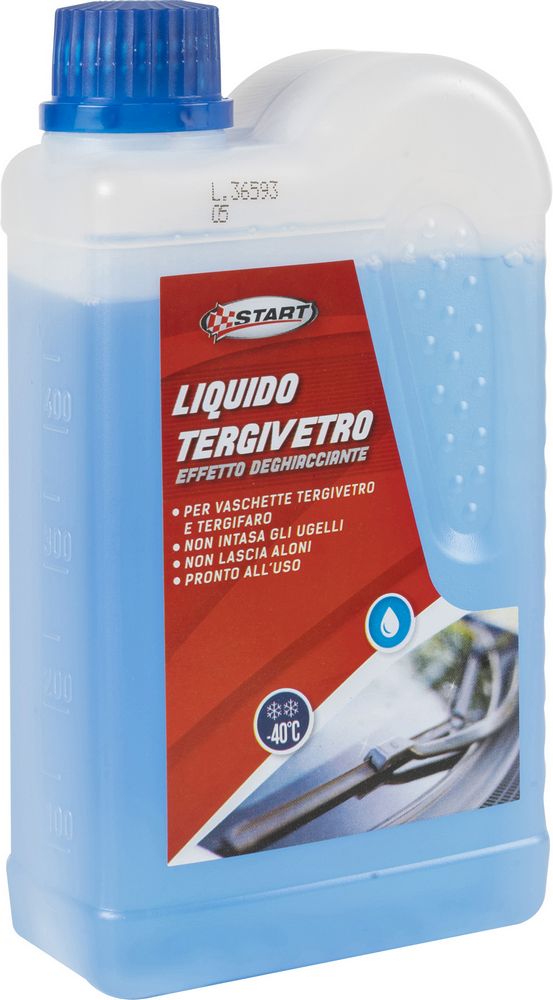Liquido tergivetro concetntrato effetto deghiacciante fino a -40C