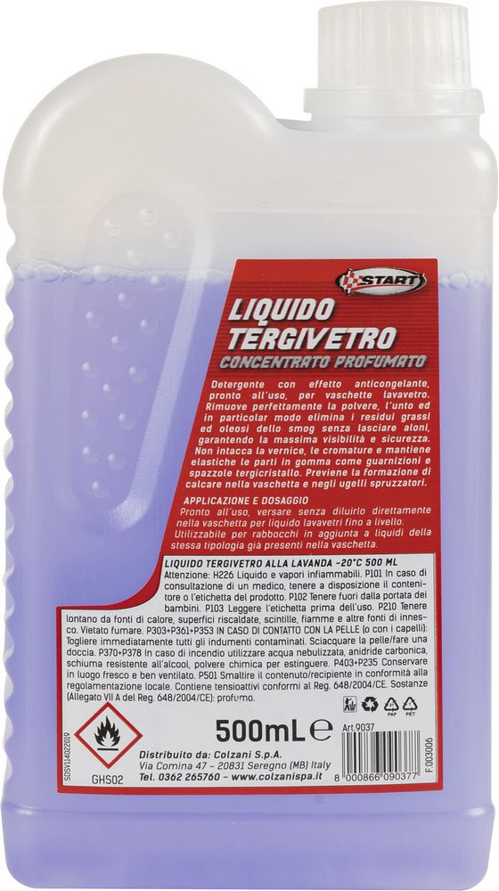 START Liquido tergivetro concentarto profumato alla lavanda -20?C 500ML