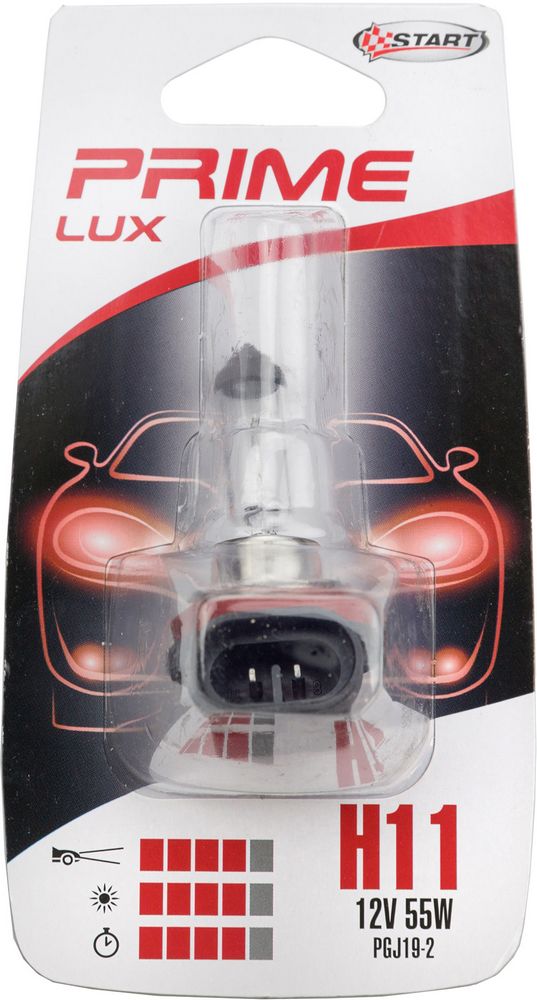START H11 Lampadine Singola Alogena per luci auto 12V 55W PGJ19-2